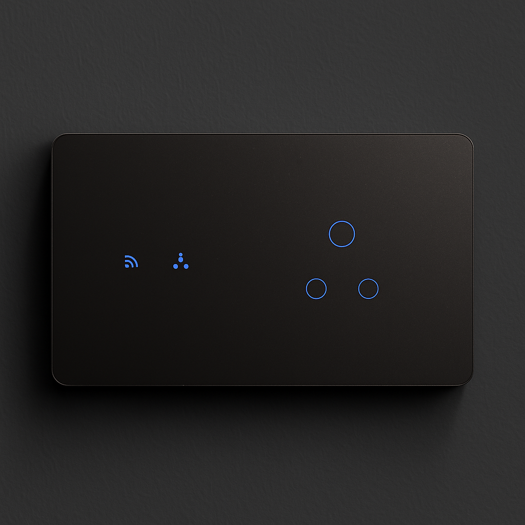 Input Voltage : 230V~50/60HzWireless Type : Wi-Fi 2.4GhzWorking temp. : -10°C to 70°CTouch Surface ambient temp. : 30°C to 48°CRouter Technology : OFDMA + MU-MIMO(WiFi 6)