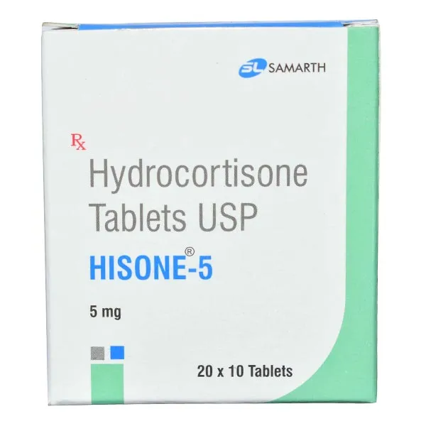 Hisone 5mg (Hydrocortisone) Tablet image 1