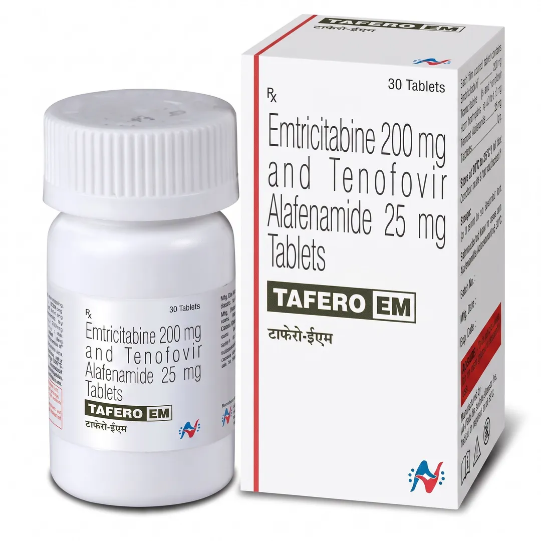 Emtricitabine (FTC) 200mg / Tenofovir Alafenamide (TAF) 25mg Tablets Exporter in India Fast Delivery