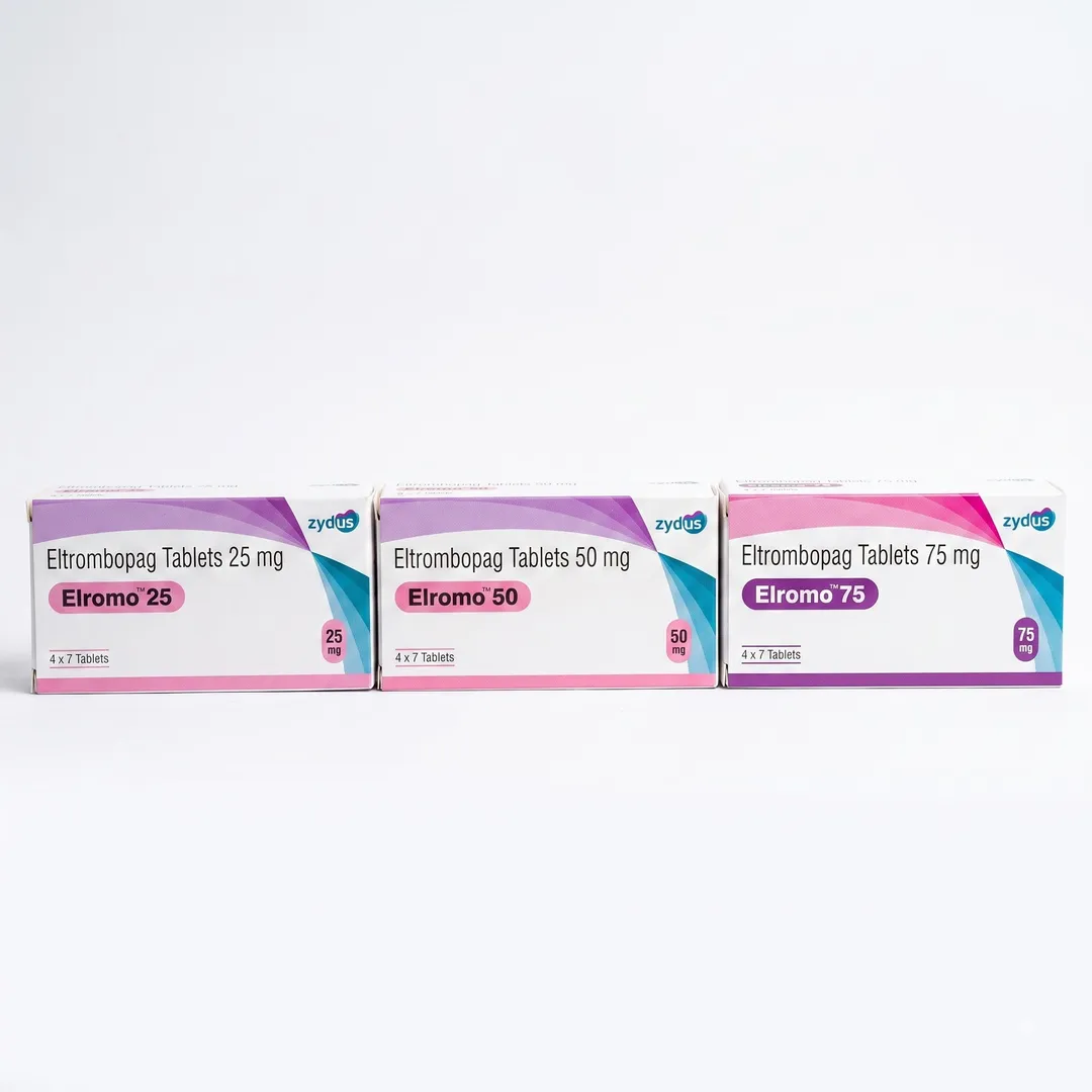 Eltrombopag 25mg/50mg/75mg Tablets Supplier & Distributor in India
