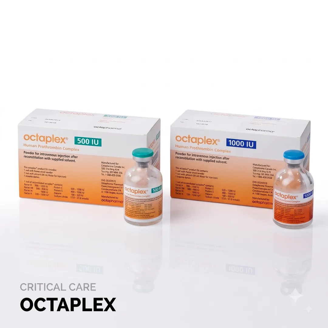 Octaplex 500 IU & 1000 IU Injection – Uses, Benefits, Side Effects and Product Details image 1
