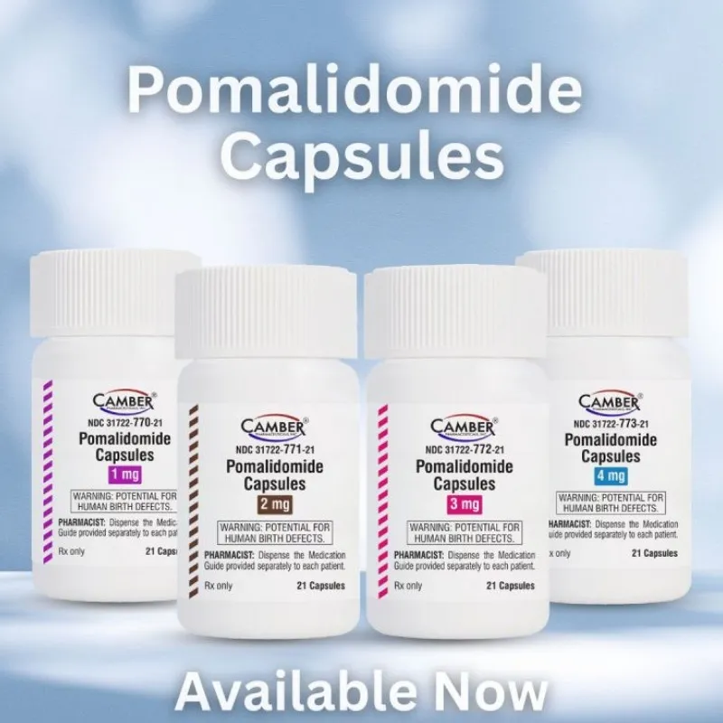 Pomalidomide Capsules 1mg / 2mg / 4mg Exporter from India – Trusted Global Supply to South Africa
