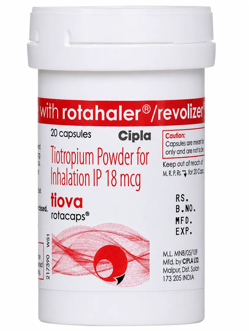 Tiotropium 18mcg inh caps in Washington (USA), London (UK), South Africa, and Dubai (UAE) image 1