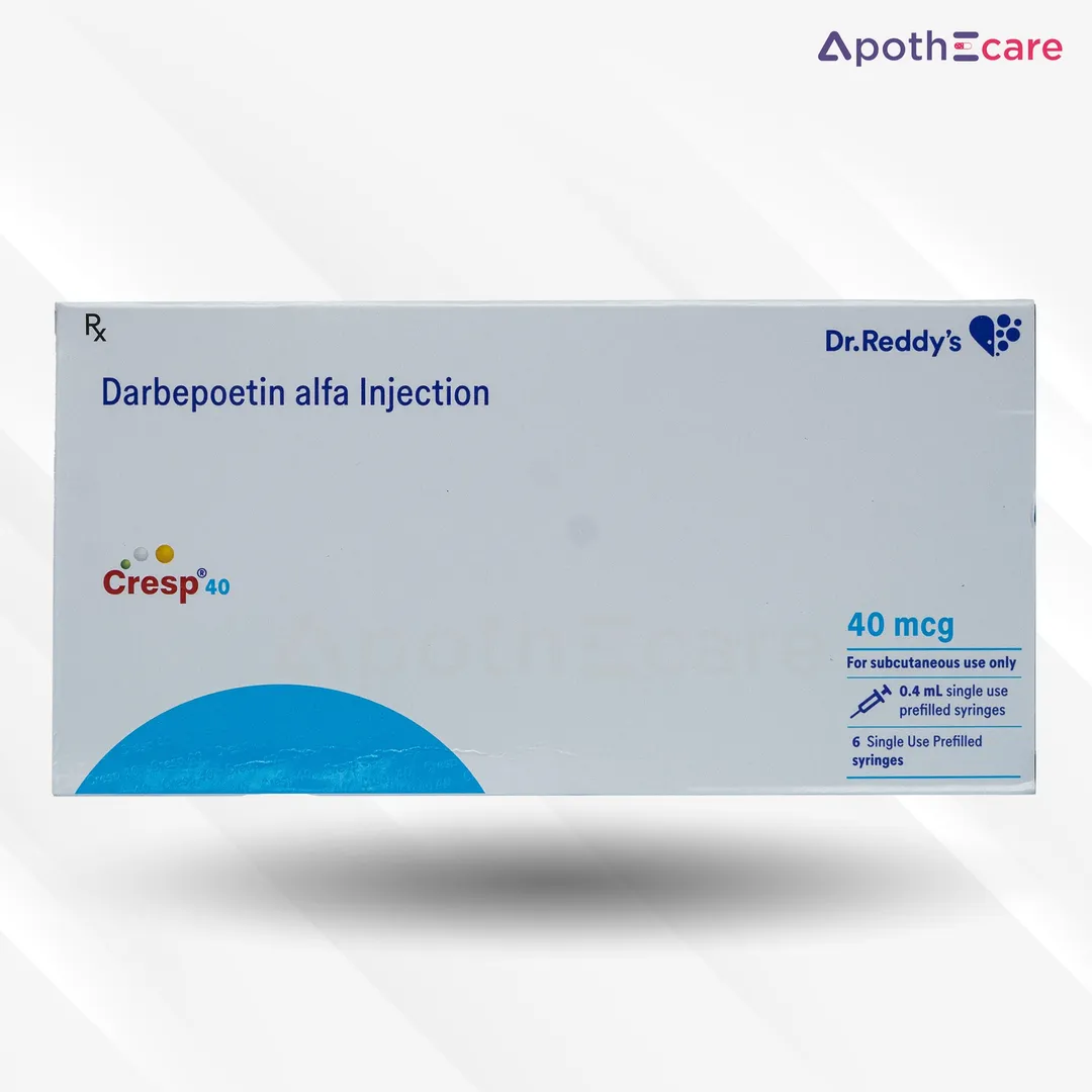 Cresp Darbepoetin Alfa Injection 1ml Vial – Buy Online | Global Exporter from India | Fast Delivery