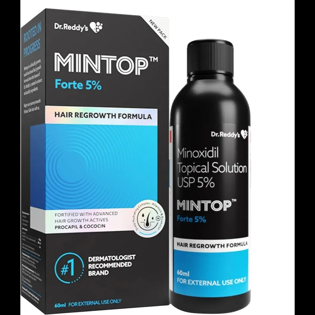 Mintop Forte 5% Solution (Minoxidil 5%) – Hair Regrowth Treatment | Exporter & Supplier from India |