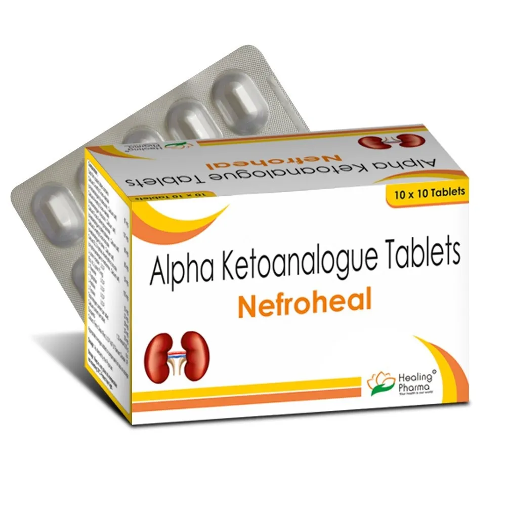 Nefroheal Alpha Ketoanalogue Tablets 200 mg – Kidney Care Solution | Global Export from India