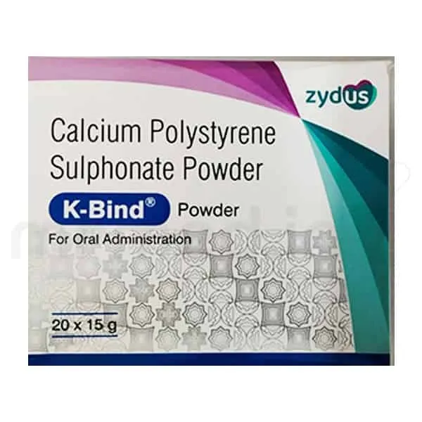 K-Bind (Calcium Polystyrene Sulphonate) Powder Exporter from India | Fast Delivery Globally