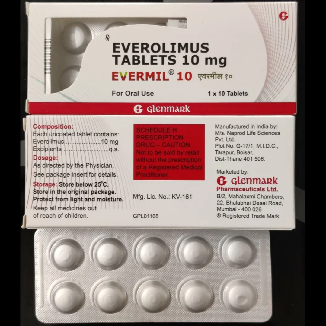 Everolimus 10 mg Tablets Exporter from India | Fast Delivery Globally