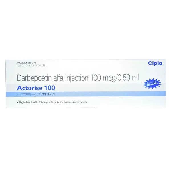 Actorise 100mg (Darbepoetin alfa) Injection image 1