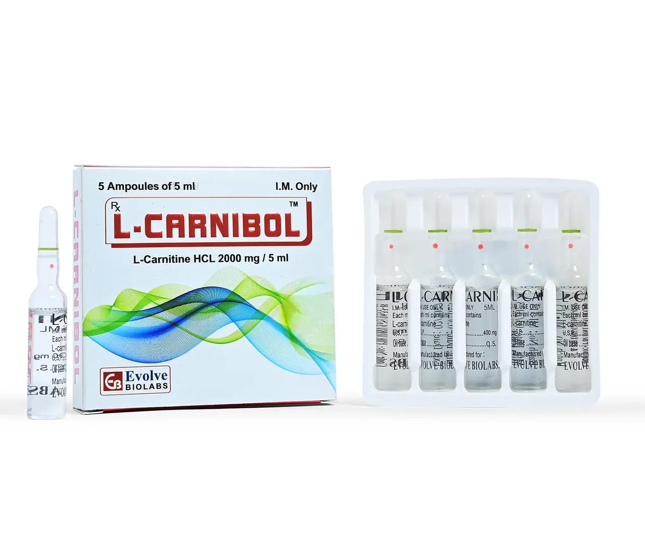 L-Cranibol (L-Carnitine HCL 2000MG/5ML ) Injection image 1