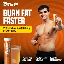 Fast&Up Lean Body L-Carnitine 2000mg Fat Burner | Boost Metabolism, Burn Stubborn Fat & Enhance Energy | Weight Loss Supplement India image 1