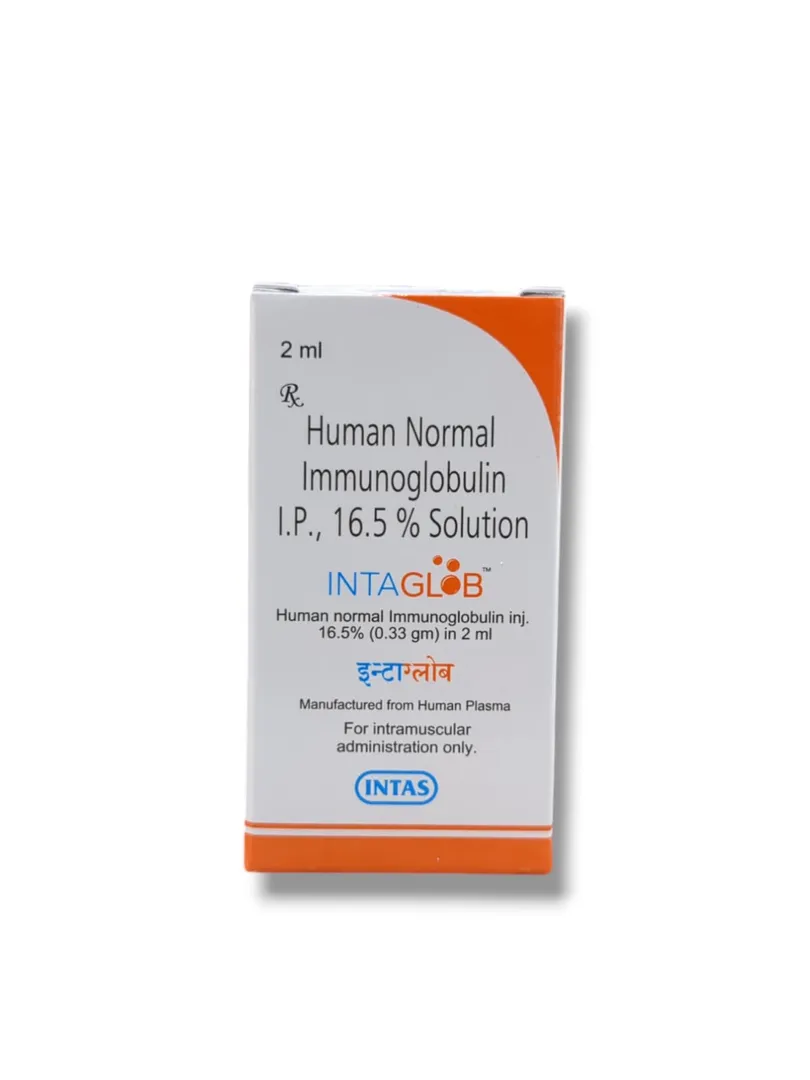 Intaglob 16.5% (Human Normal Immunoglobulin) Injection image 1