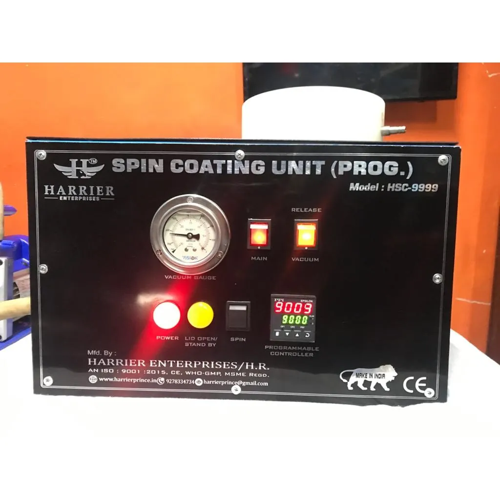 SPIN COATING UNIT (PROGRAMMABLE):-
MAKE: HE (GMP/I...