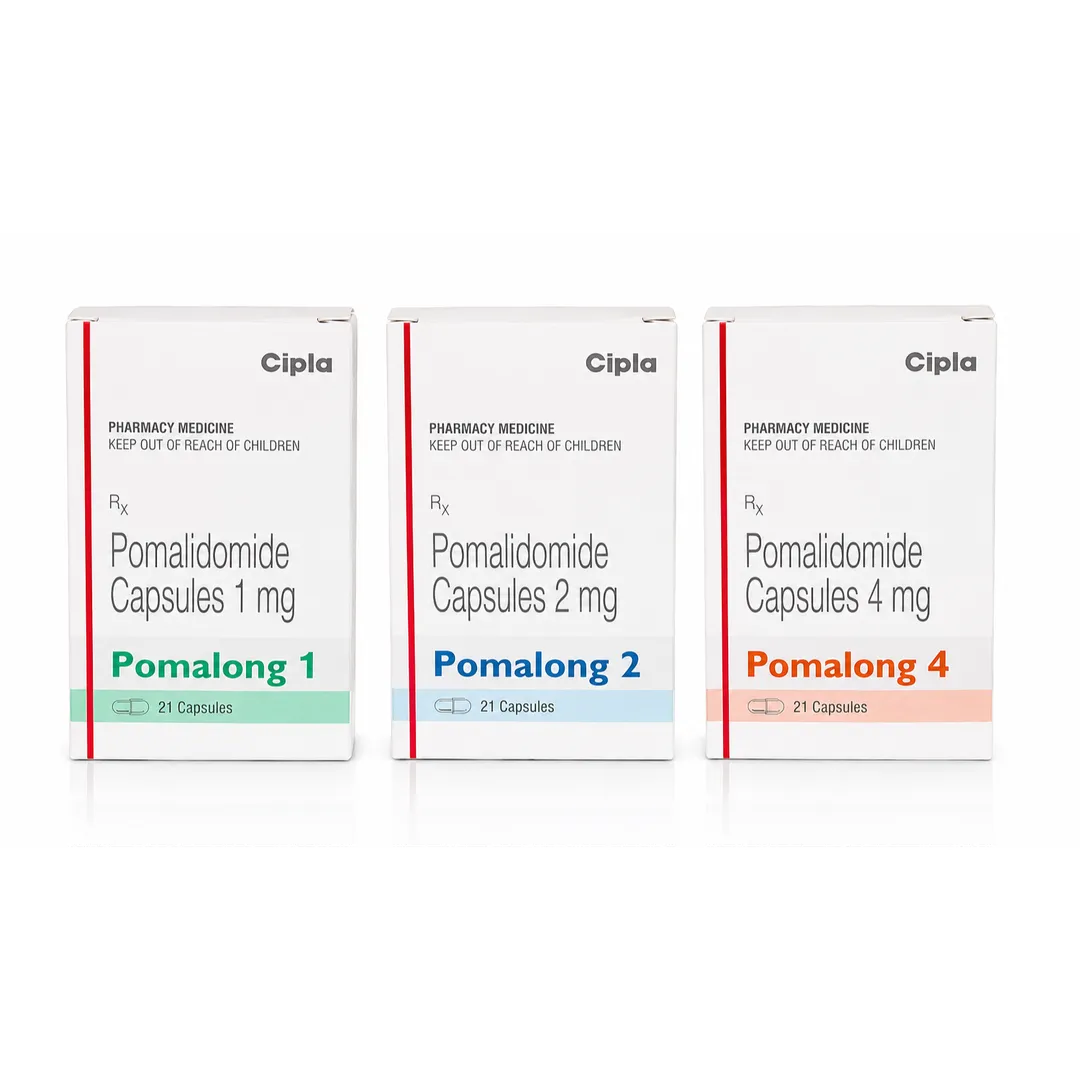 Pomalong (Pomalidomide) Capsules Exporter from India | Available in USA, UK, UAE & South Africa