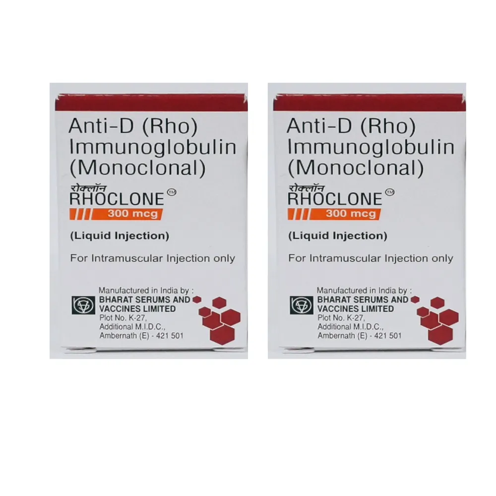Anti-D 300 mcg Injection (Anti Rh D Immunoglobulin) ā Global Supplier from India