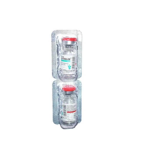 Histoglob (Human Normal Immunoglobulin + Histamine Dihydrochloride + Sodium Thiosulphate) Injection 1ml image 1