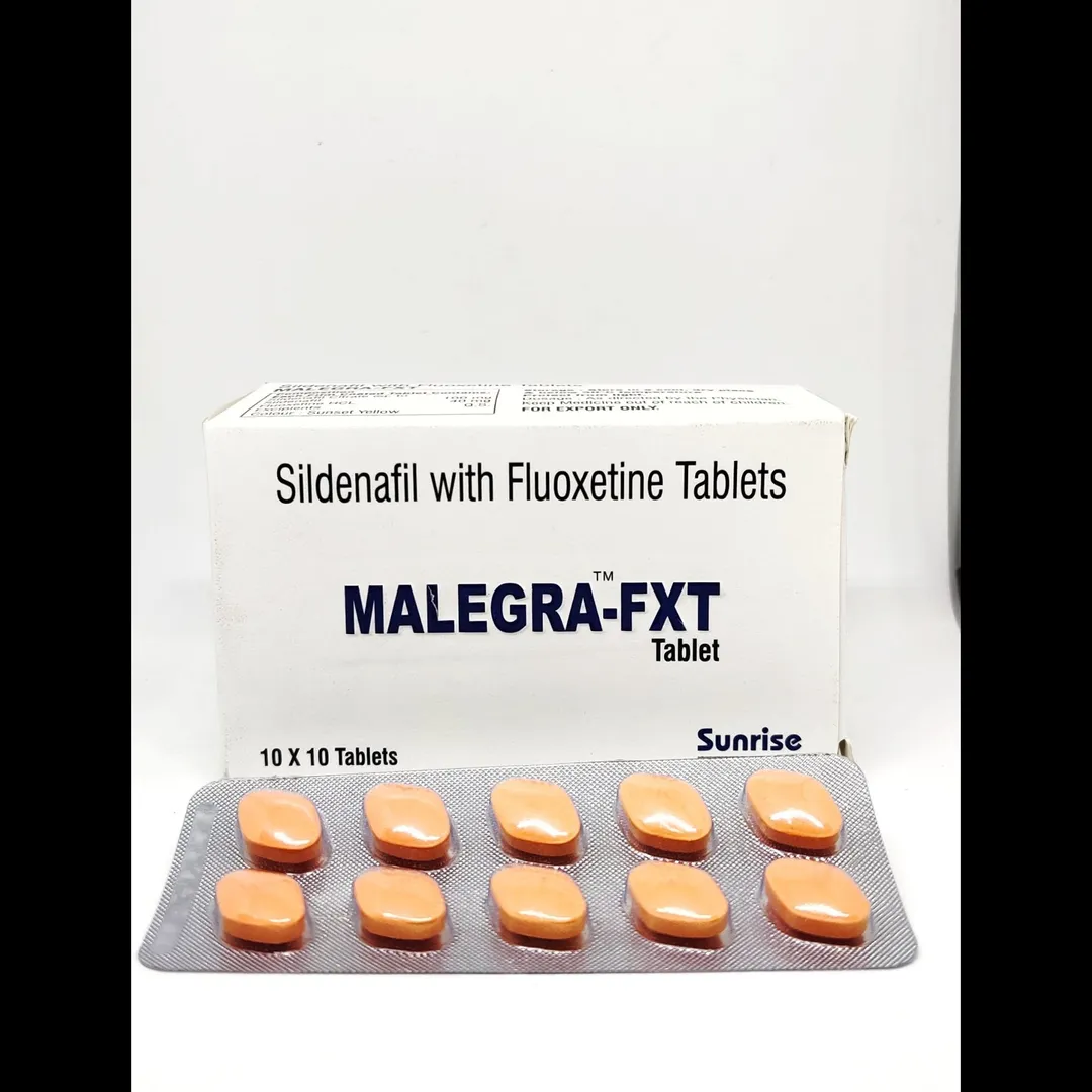 Malegra FXT Tablet β Fast-Acting ED & PE Solution | Sildenafil + Fluoxetine | Global Export