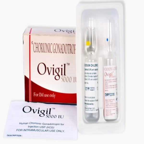 Ovigil 5000 IU (Human Chorionic Gonadotropin) Injection ā Trusted Export by Cordium Pharma India Fas