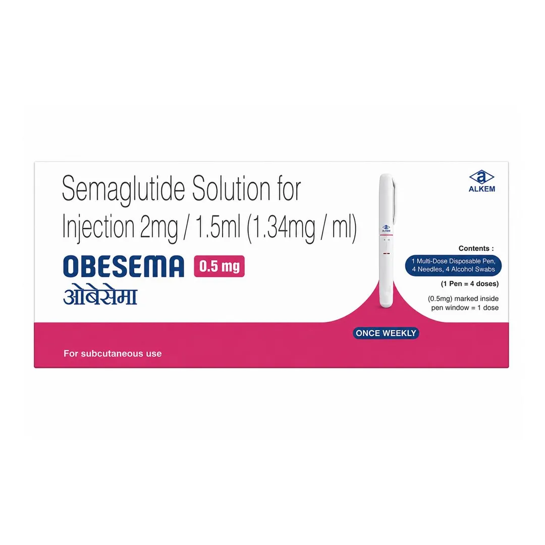 Obesema 0.5 mg Injection | Wholesale Semaglutide Maintenance Exporter from India — Ernest Impex image 1