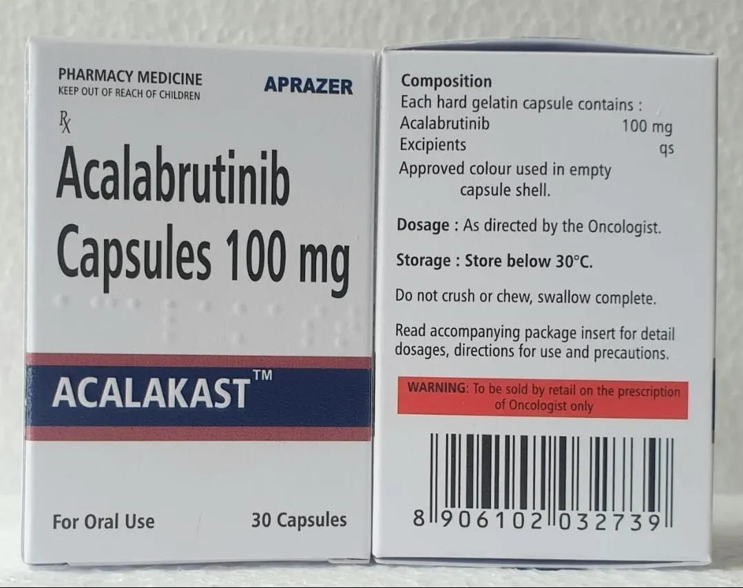 Affordable Acabrunat Capsules 100 mg in South Africa | Oncology Medicine Exporter India