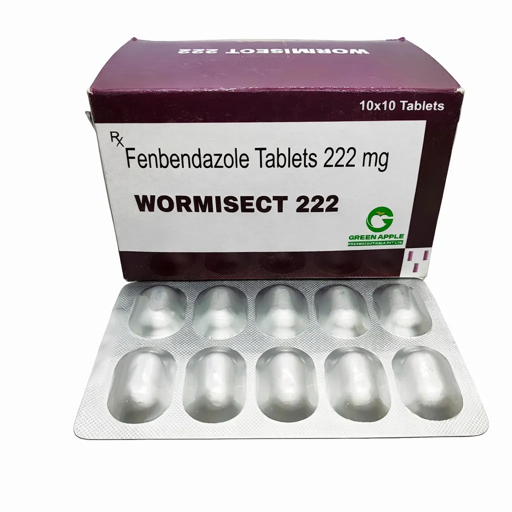 WORMISECT 222 mg Tablet Exporter & Supplier in Washington London, UK Canberra, Australia Riyadh, Saudi Arabia Bangkok, Thailand Kingston, Jamaica Singapore | Ernest Impex image 1