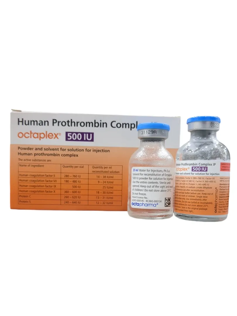 Octaplex 500IU (Human Prothrombin Complex) Injection image 1