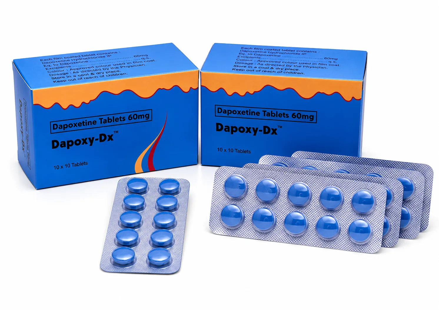 Dapoxy Tablets (Dapoxetine 60mg) | Global Bulk Supplier & B2B Exporter: USA, UK, Thailand, Australia, Singapore, Jamaica | Ernest Impex image 1