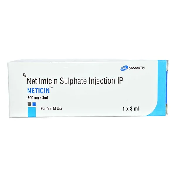 Neticin 3ML (Netilmicin) Injection image 1