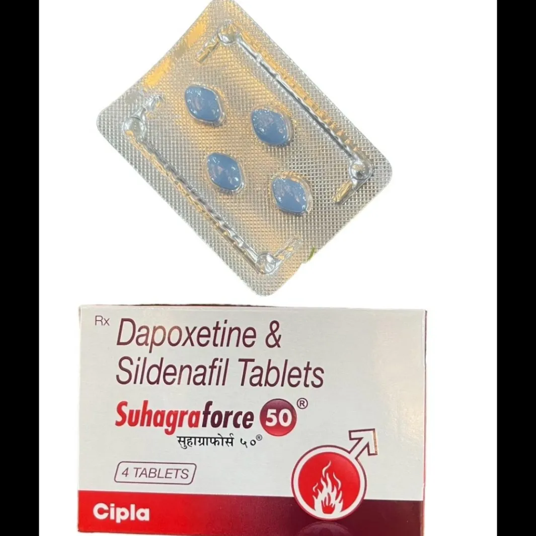 Suhagra Force 50 mg Tablet (Sildenafil Citrate + Dapoxetine) | Trusted ED & Premature Ejaculation