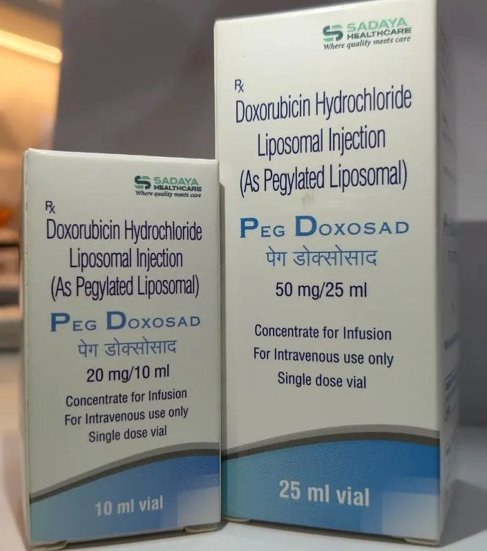 Doxorubicin Hydrochloride Liposomal Injection 20mg/50mg Supplier, Exporter & Global Oncology Medicin