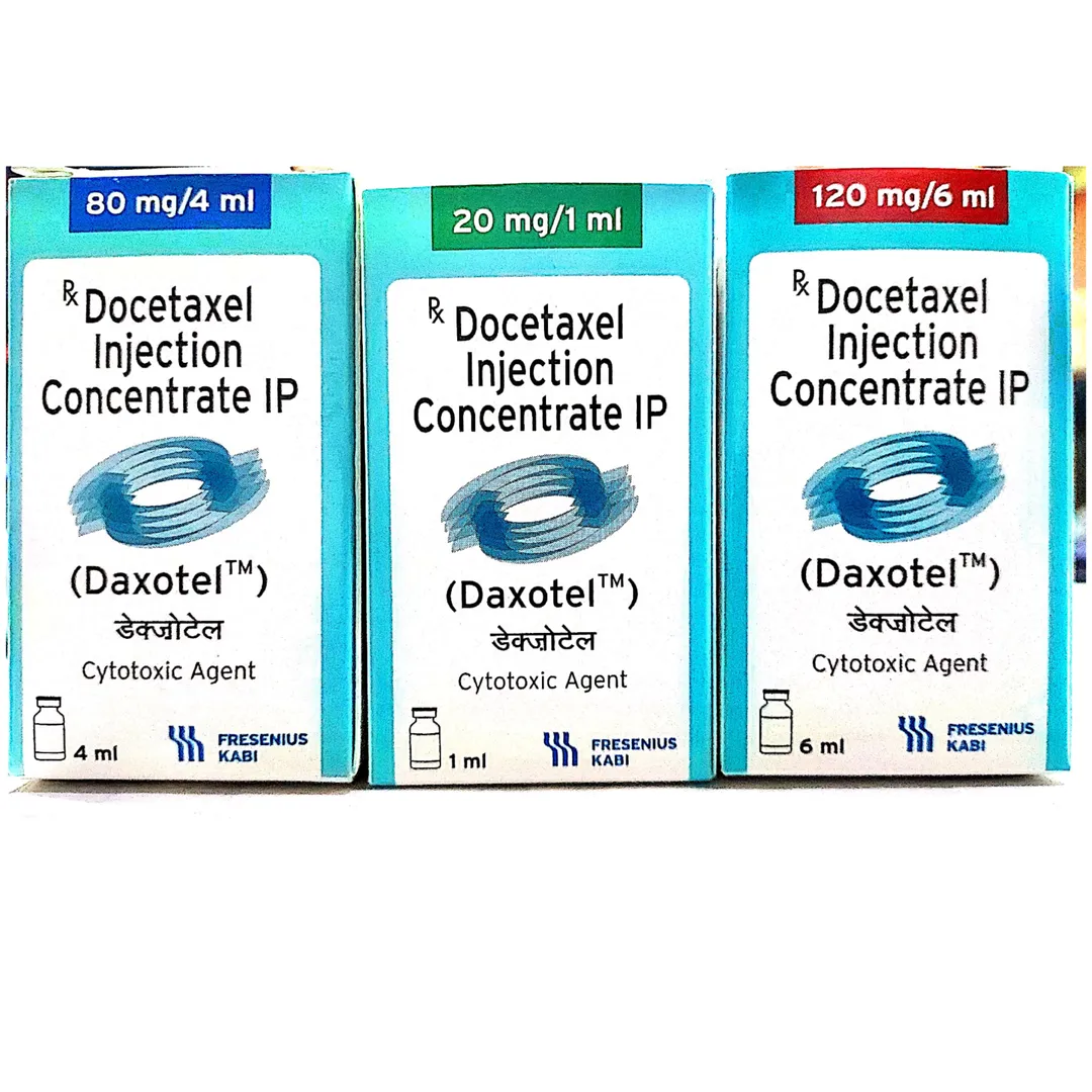 Bulk Supply & Export of Docetaxel Injection 20mg / 80mg / 120mg from India to South Africa