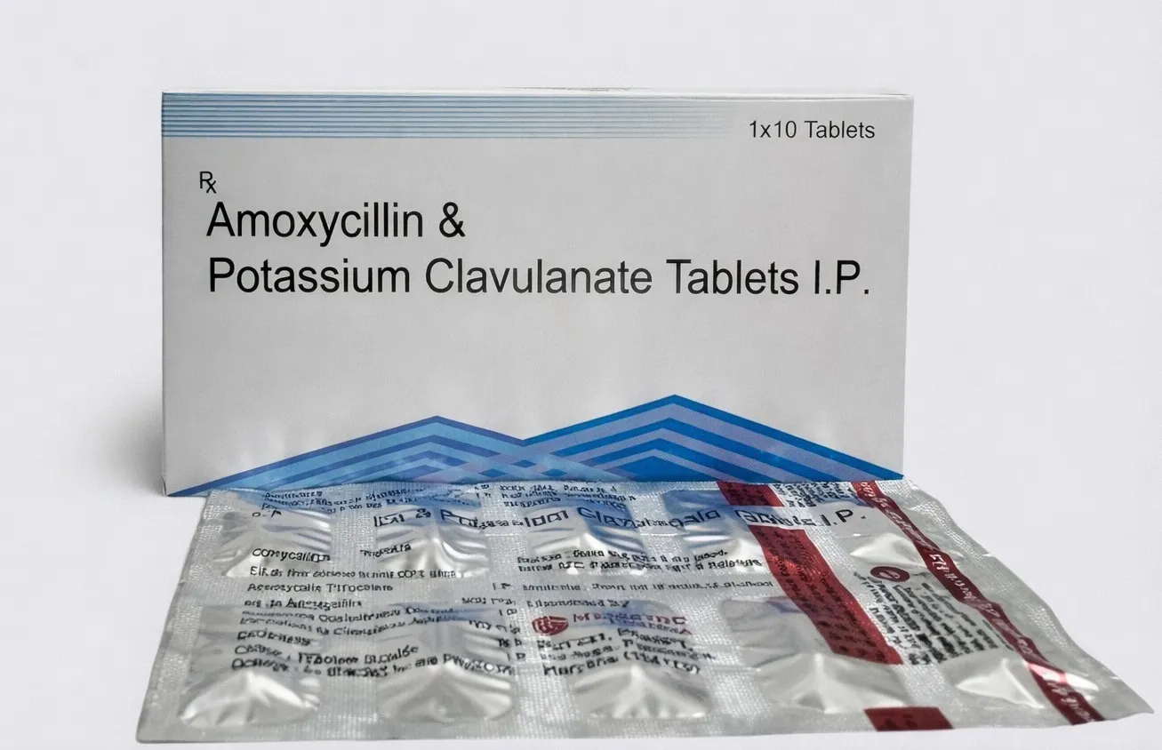 Amoxycillin + Potassium Clavulanate Tablet image 1