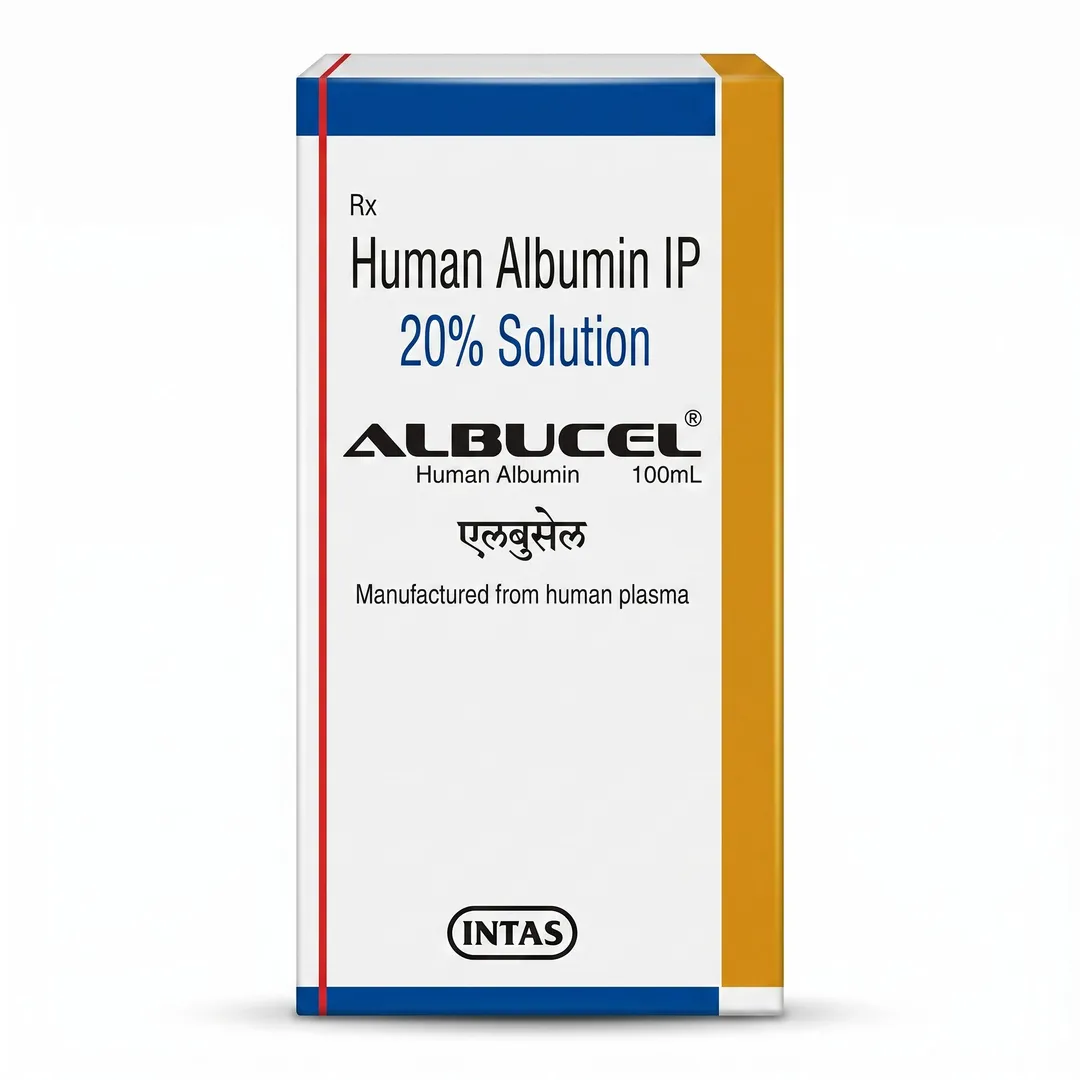 Albucel 20% Injection (Human Albumin) – Product Details, Uses, Benefits & Side Effects image 1