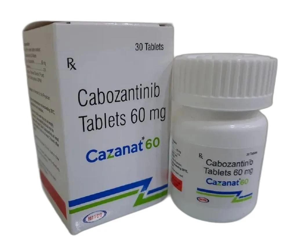 Buy Cabozantinib 60mg Tablets Online – Global Exporter from India | Fast Worldwide Delivery