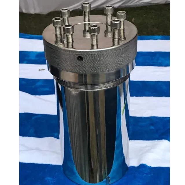 A hydrothermal autoclave with a capacity of 200 ml...