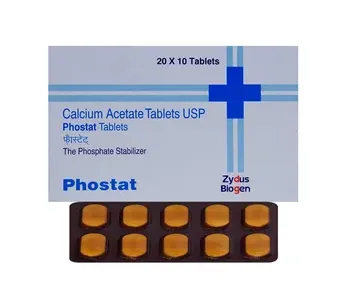 Phostat (Calcium Acetate) Tablet image 1