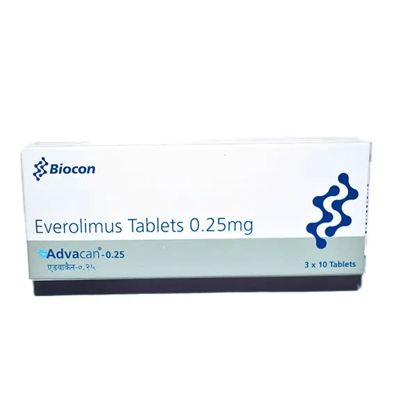 Advacan 0.25mg (Everolimus) Tablet image 1