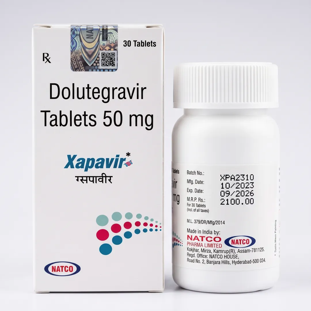 Xapavir 50 mg Tablets – Dolutegravir 50 mg for HIV Treatment in India image 1