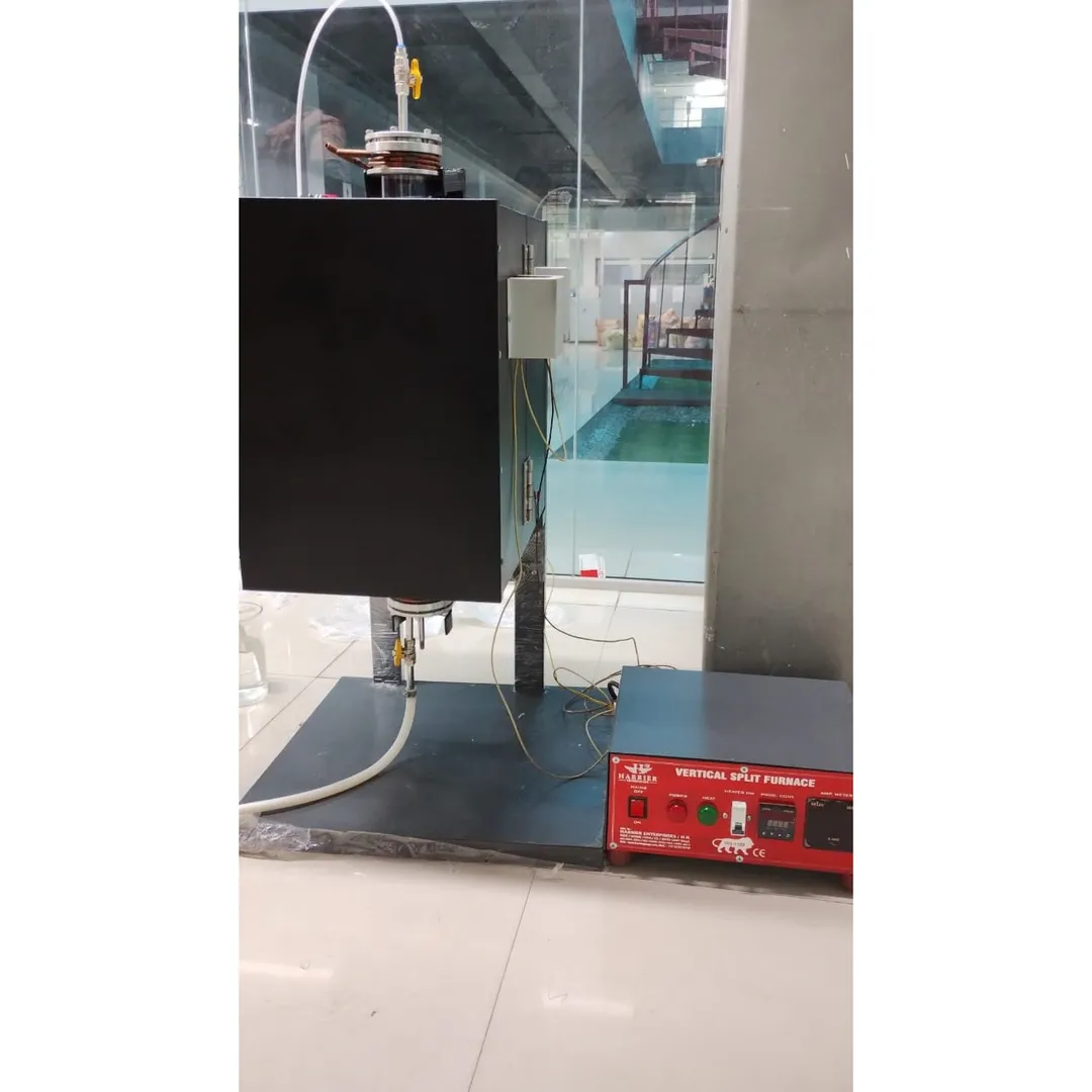 Split Vertical Tube Furnace (Programmable):-
Make:...