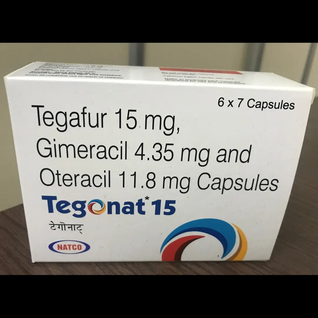 Tegafur + Gimeracil + Oteracil 15 Capsules Exporter in India | Cordium Pharmaceuticals
