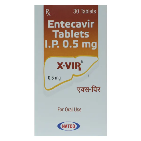 Xvir 0.5mg (Entecavir) Tablet image 1