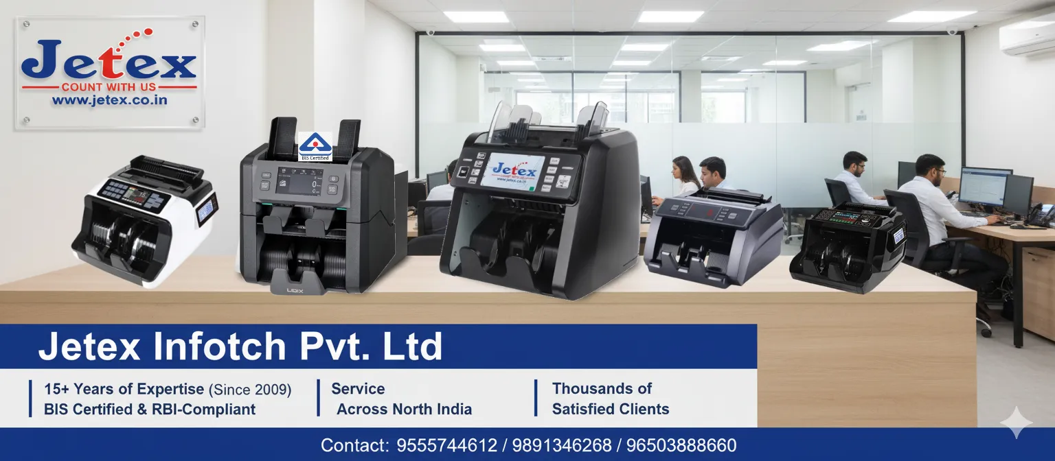 Best & Trusted Cash Counting and Currency Handling Machine Dealer in North India β Jetex Group