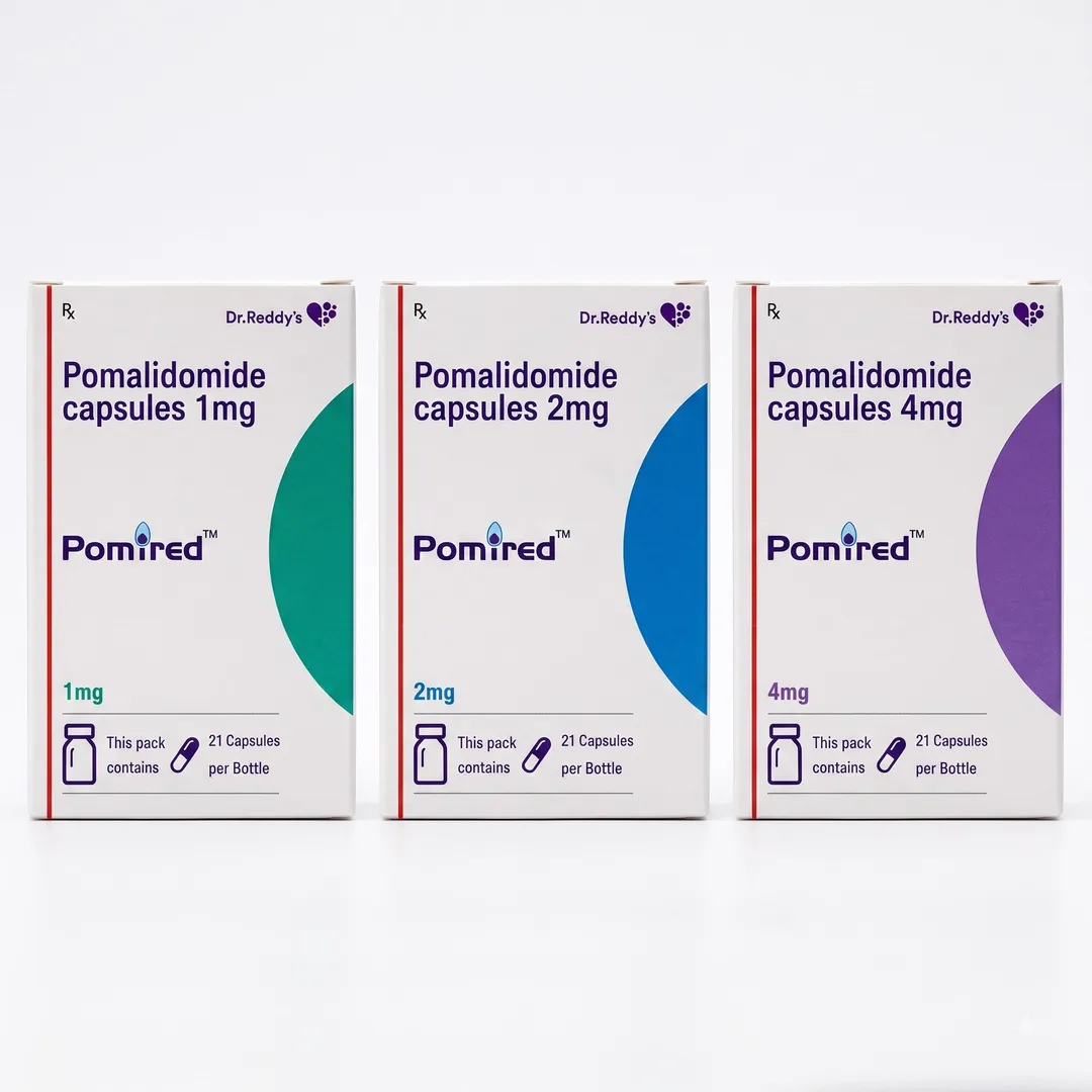 Pomalidomide Capsules 1MG/2MG/4MG Supplier & Exporter to South Africa