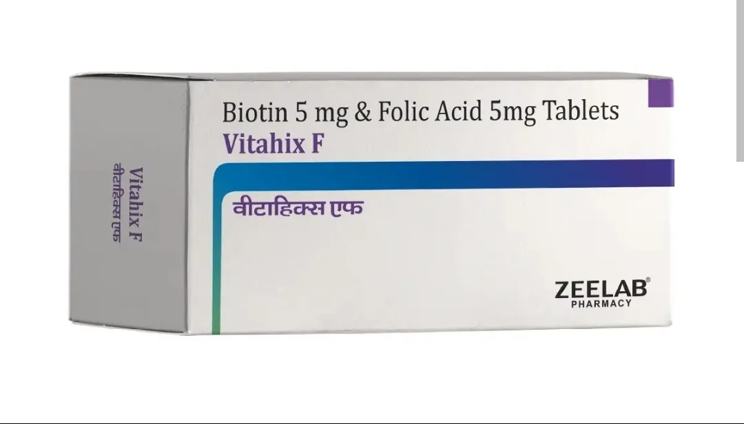 Biotin + Folic Acid Tablets | Hair Growth, Skin & Nail Health Supplement | Global Exporter from