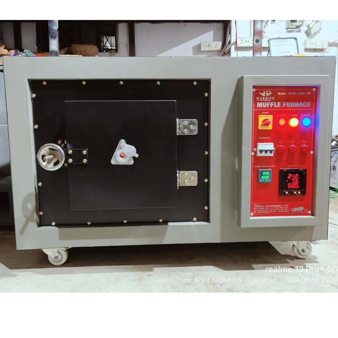 Muffle Furnace (Programmable):-
Make: HE (NSIC REG...