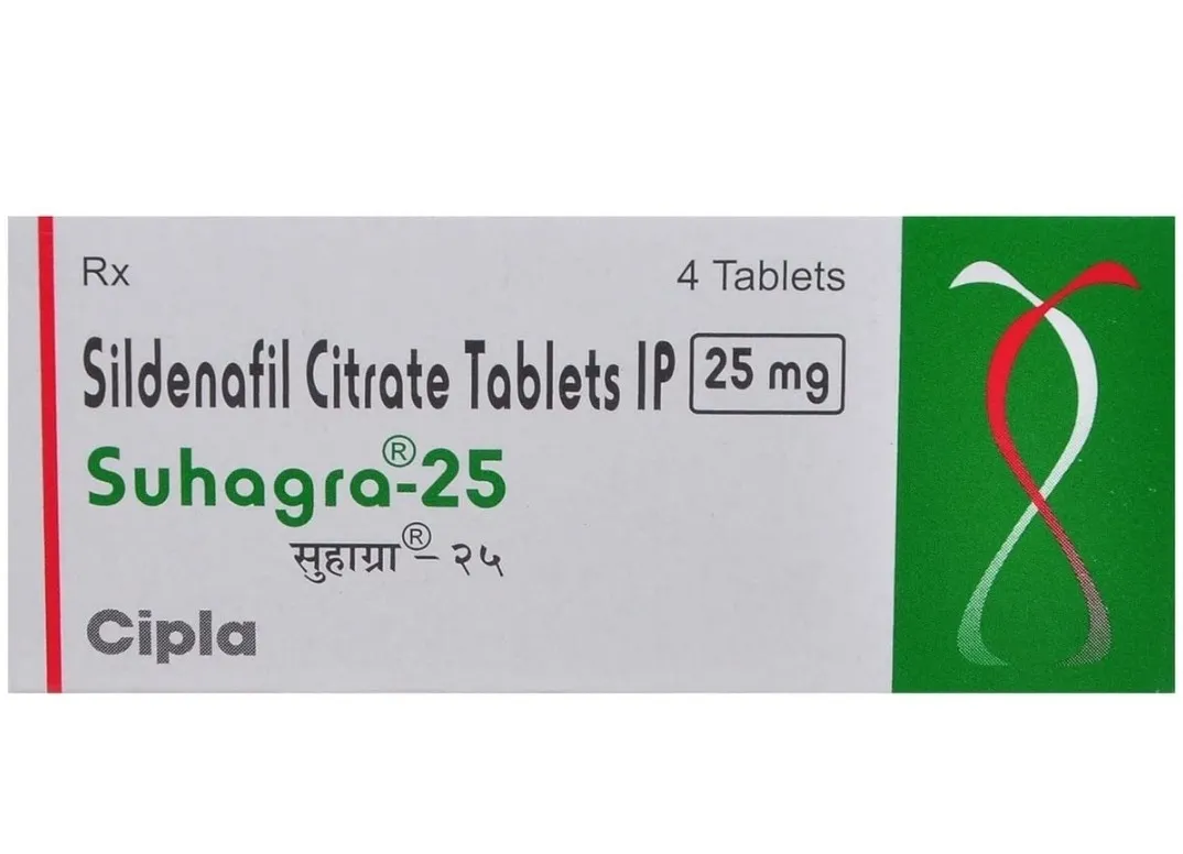 Suhagra 25mg Tablet (Sildenafil 25mg) Exporter from India
