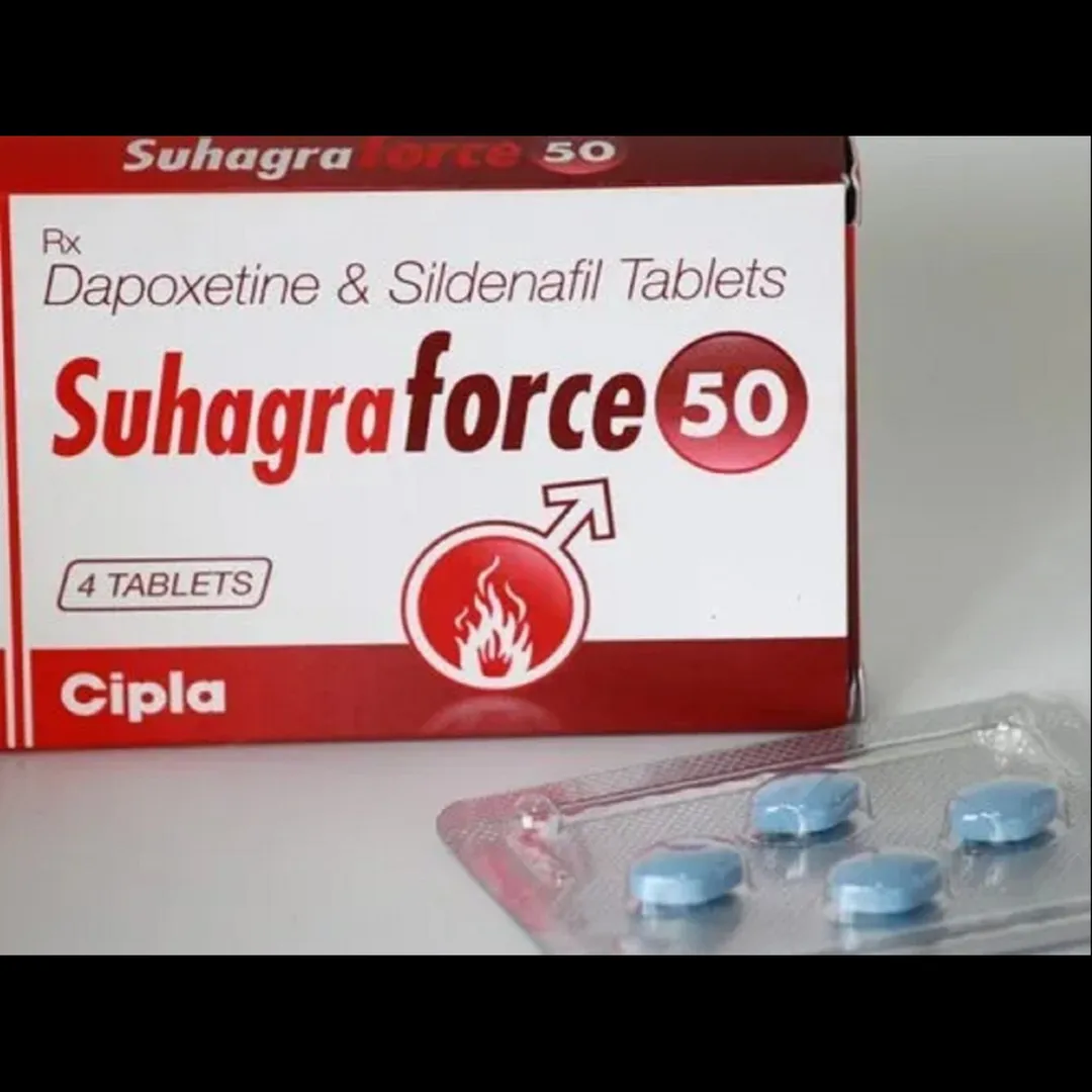 Suhagra Force 50 Tablets (Dapoxetine & Sildenafil) – Fast Shipping Worldwide | Trusted Exporter