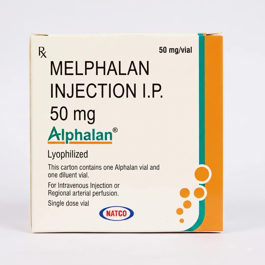Alphalan 50 MG Injection (Melphalan) – Uses, Dosage & Side Effects | USA, UK, UAE & South Africa image 1