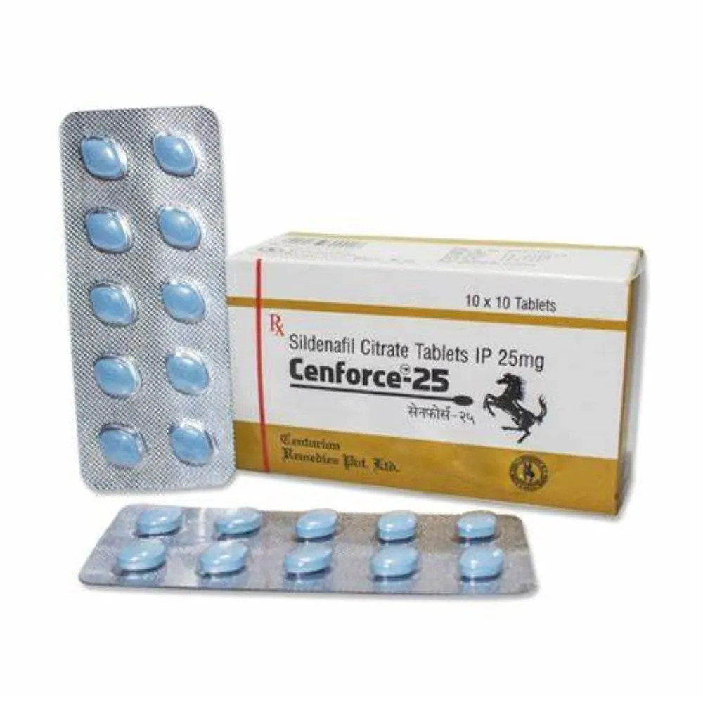 Cenforce 25 mg Tablets – Trusted Erectile Dysfunction Treatment | Cordium Pharma Exporter from India