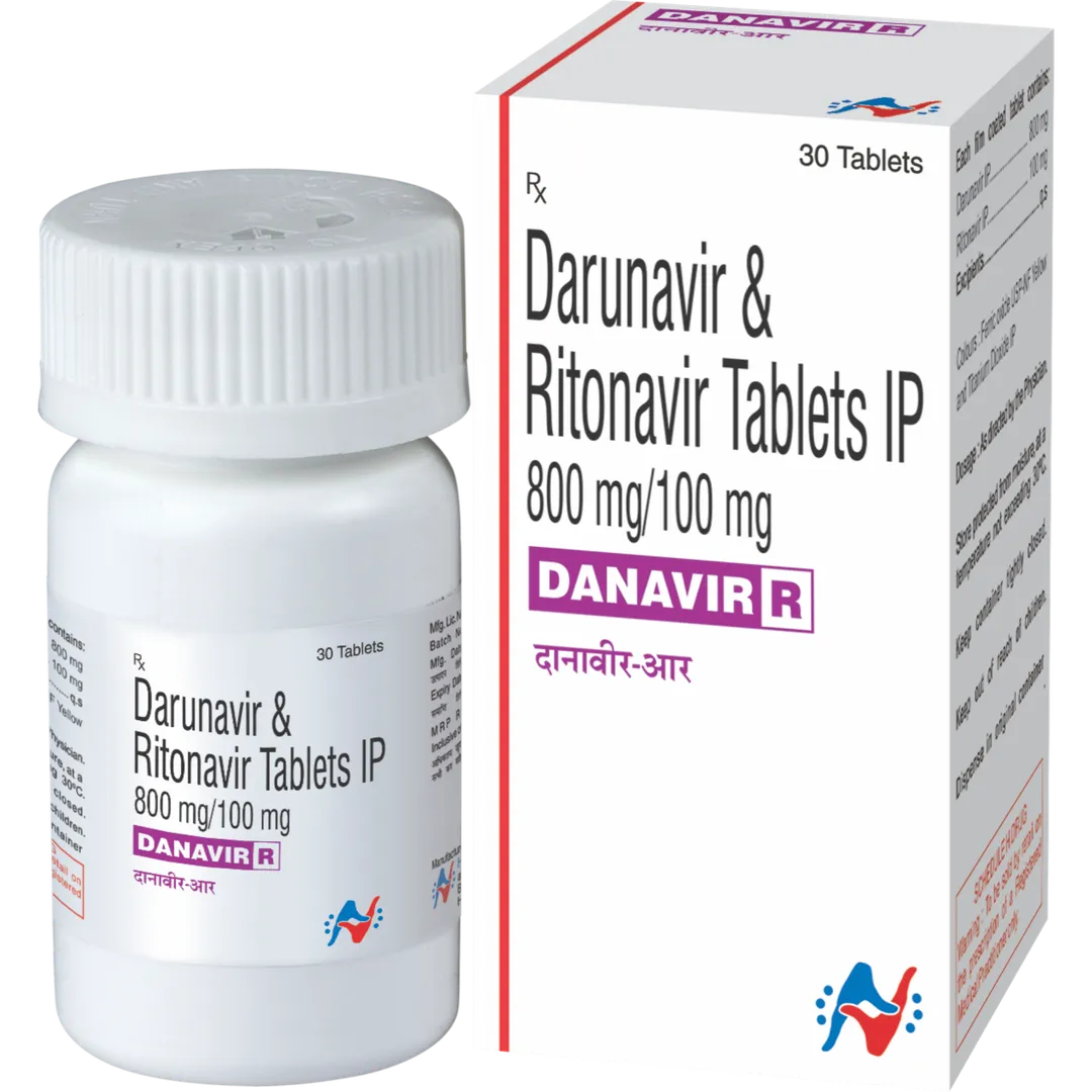 Darunavir/Ritonavir (DRV/r) 800/100mg Tablets Exporter from India โ Cordium Pharmaceuticals Pvt Ltd